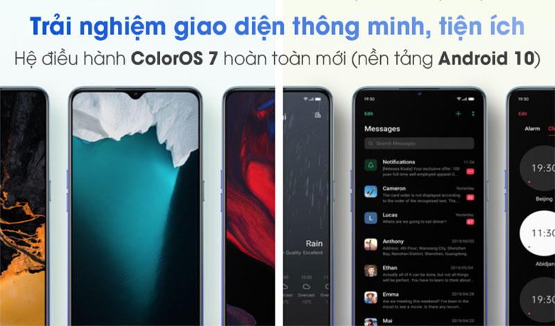 Oppo Reno3 được cài sẵn Android 10